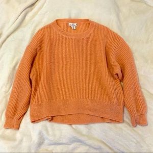 H&M Sz Large Peach Sweater